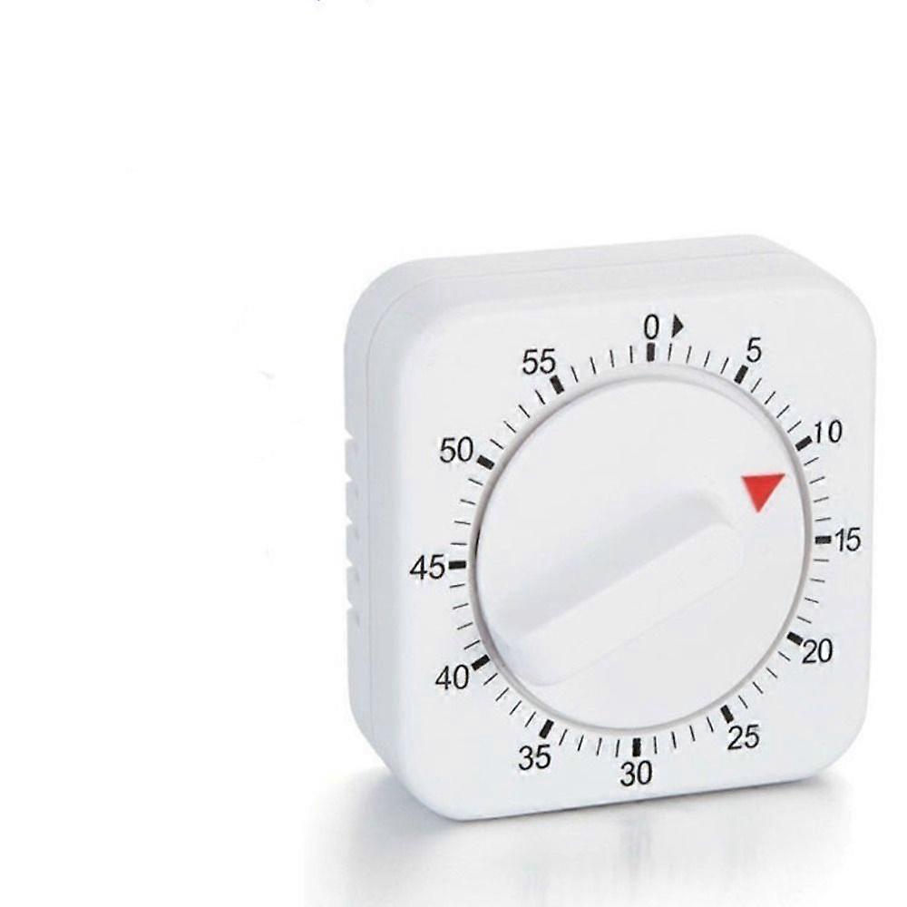 Classroom Mechanical Silent Kitchen Cooking Timer Count Down Tool Alarm Reminder 1 Hour
