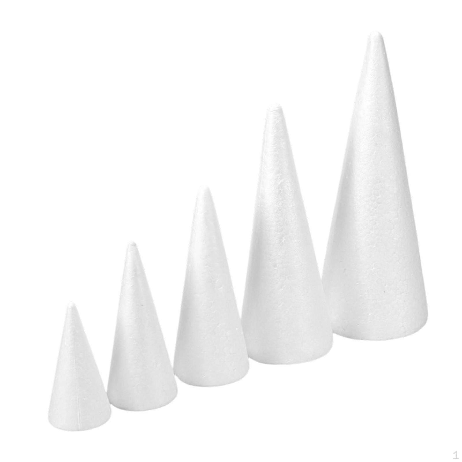 5x Foam Cones Table Centerpiece Versatile Creative Christmas Decoration Tree for