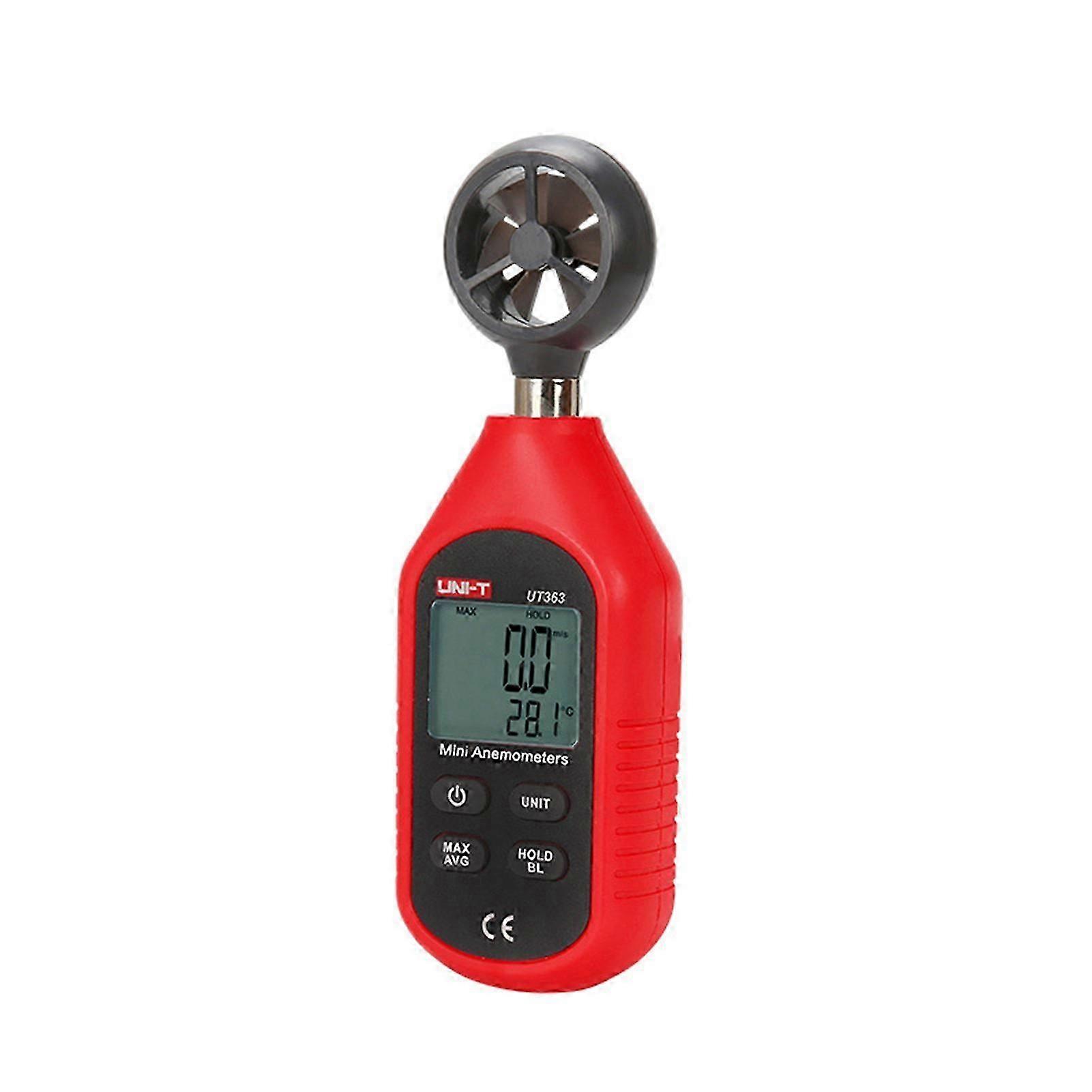 Wind Speed Meter With LCD Backlit Display Handheld Anemometer For Easy Carrying Digital Anemometer