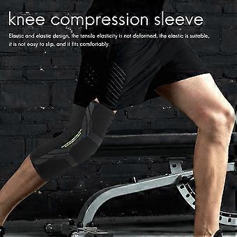 3X Breathable Basketball Football Sports Kneepad High Elastic Volleyball Knee Pads Brace Training Knee Support Protect M