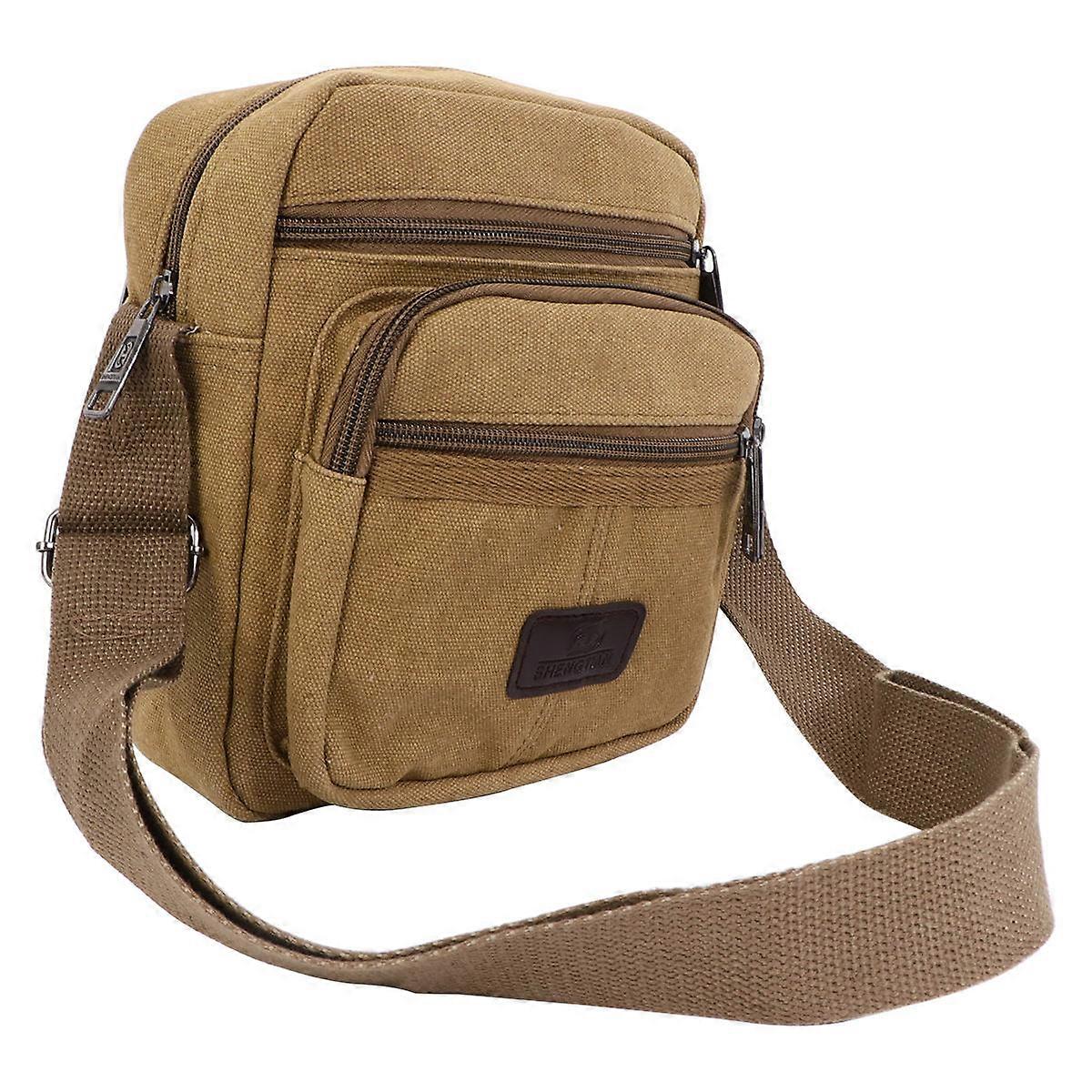 Durable Canvas Single-Shoulder Bag for Storage Use Casual