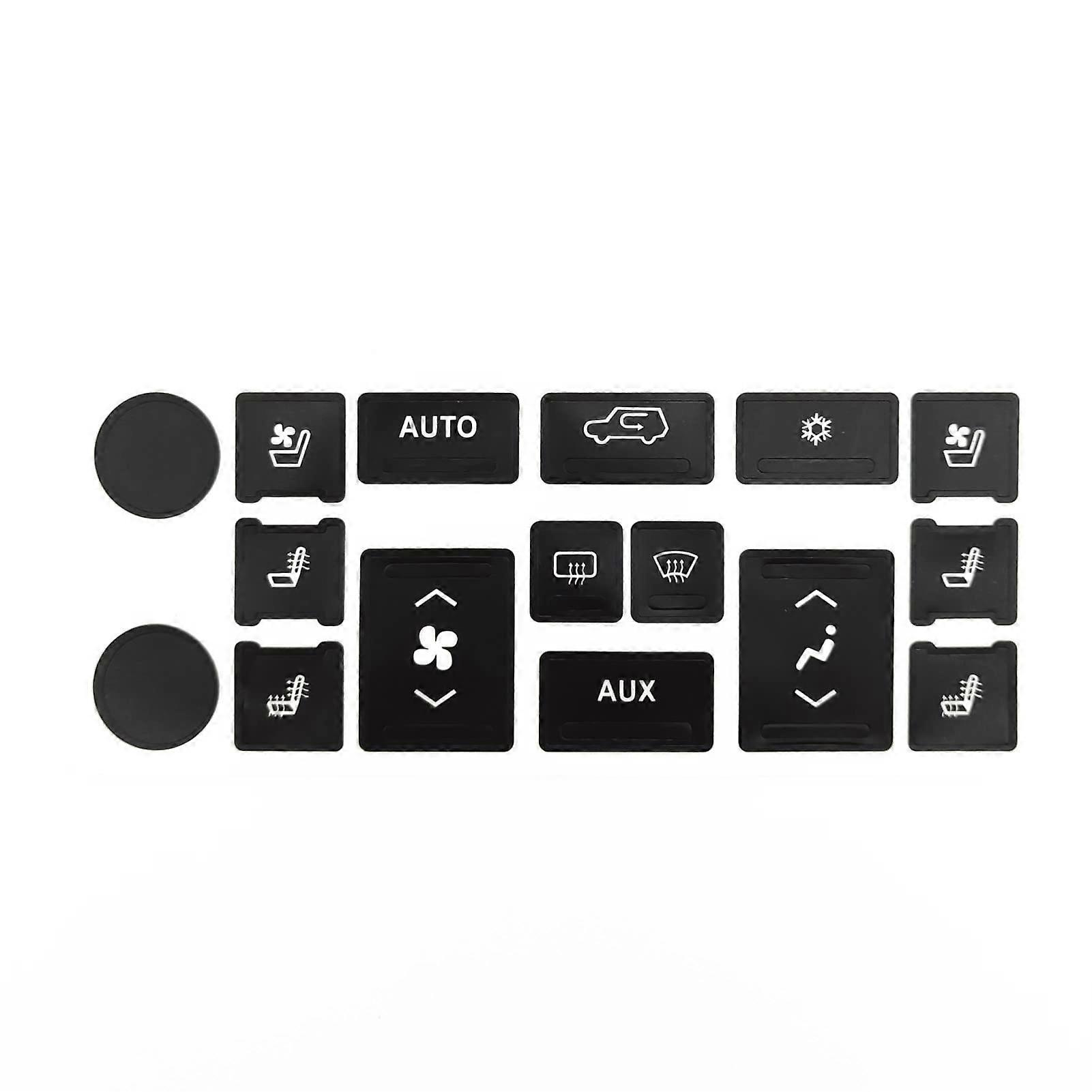 Dash Button Stickers AC Control  Decals for Cadillac Escalade 20072014 UV Protection