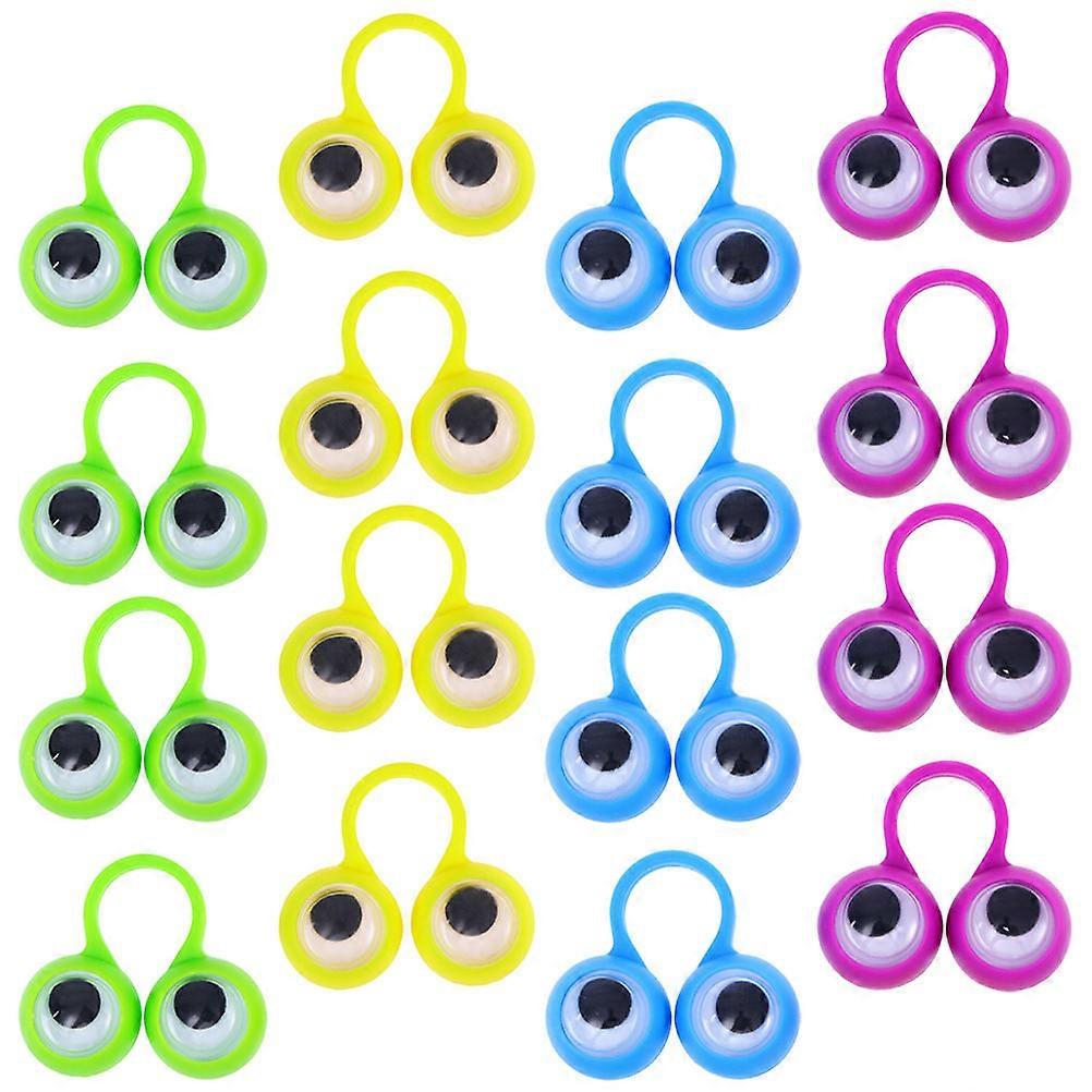 Finger Toys for Kids Creative Educational Plaything Portable Plastic Toy Assorted Color 24 Pieces