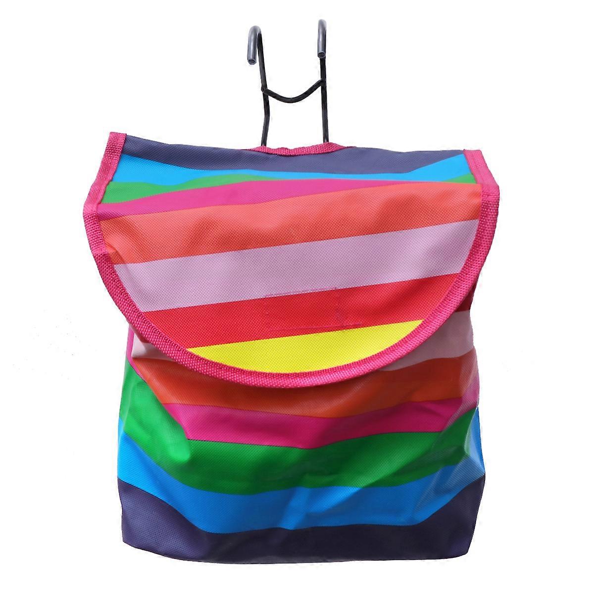 Bag for Cycling Canvas Basket for Storage 3Pcs Front Hanging Foldable