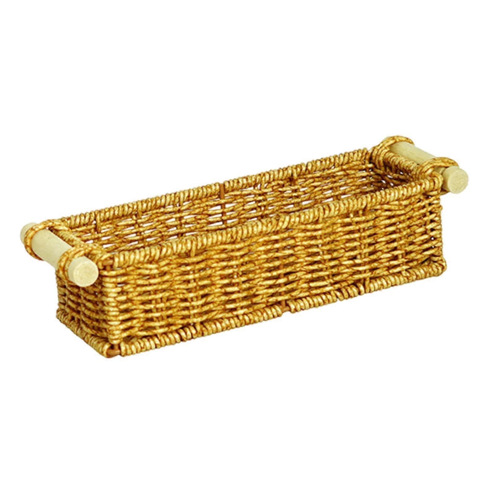 Storage Basket Multipurpose Countertop Organizer Rustic Bread Basket Fruit