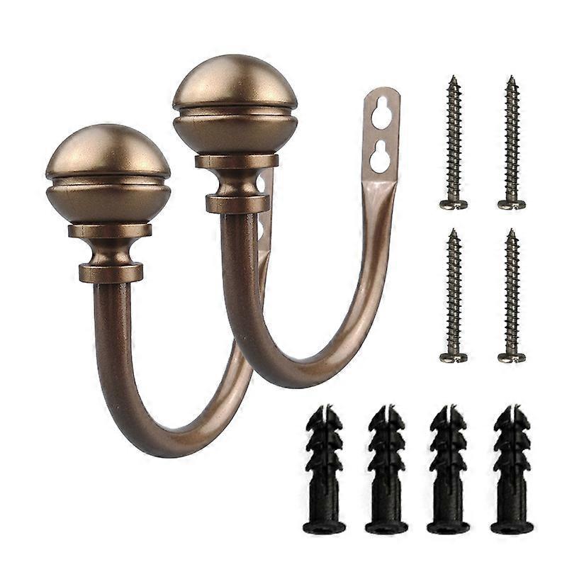 Elegant U-Shaped Hooks - Versatile Iron Curtain & Multi-Purpose Hooks