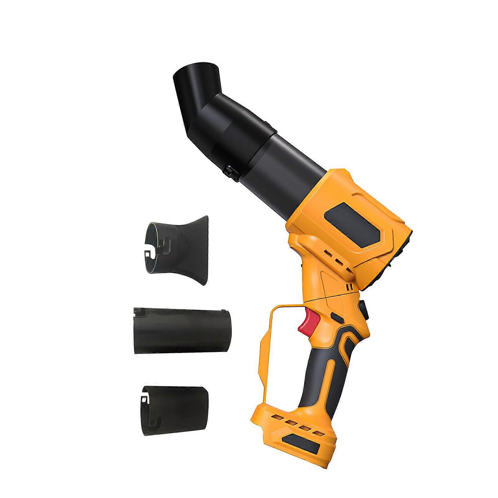 Thin Transportable Nonbrush Leaf Blower Whirling Nozzle Plan Variable Wind Speed to 50m/s for Inside Tasks Multicolor