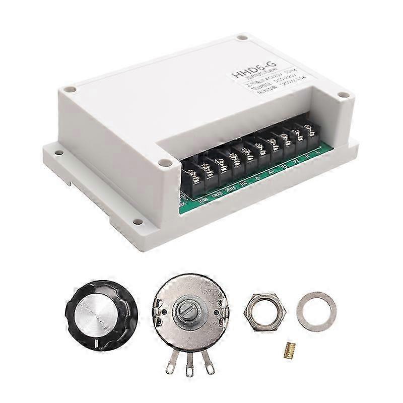 DC Motor Speed Controller, ABS Material 1200W, 0-220V Overload Protection, Server Motor Speed Control