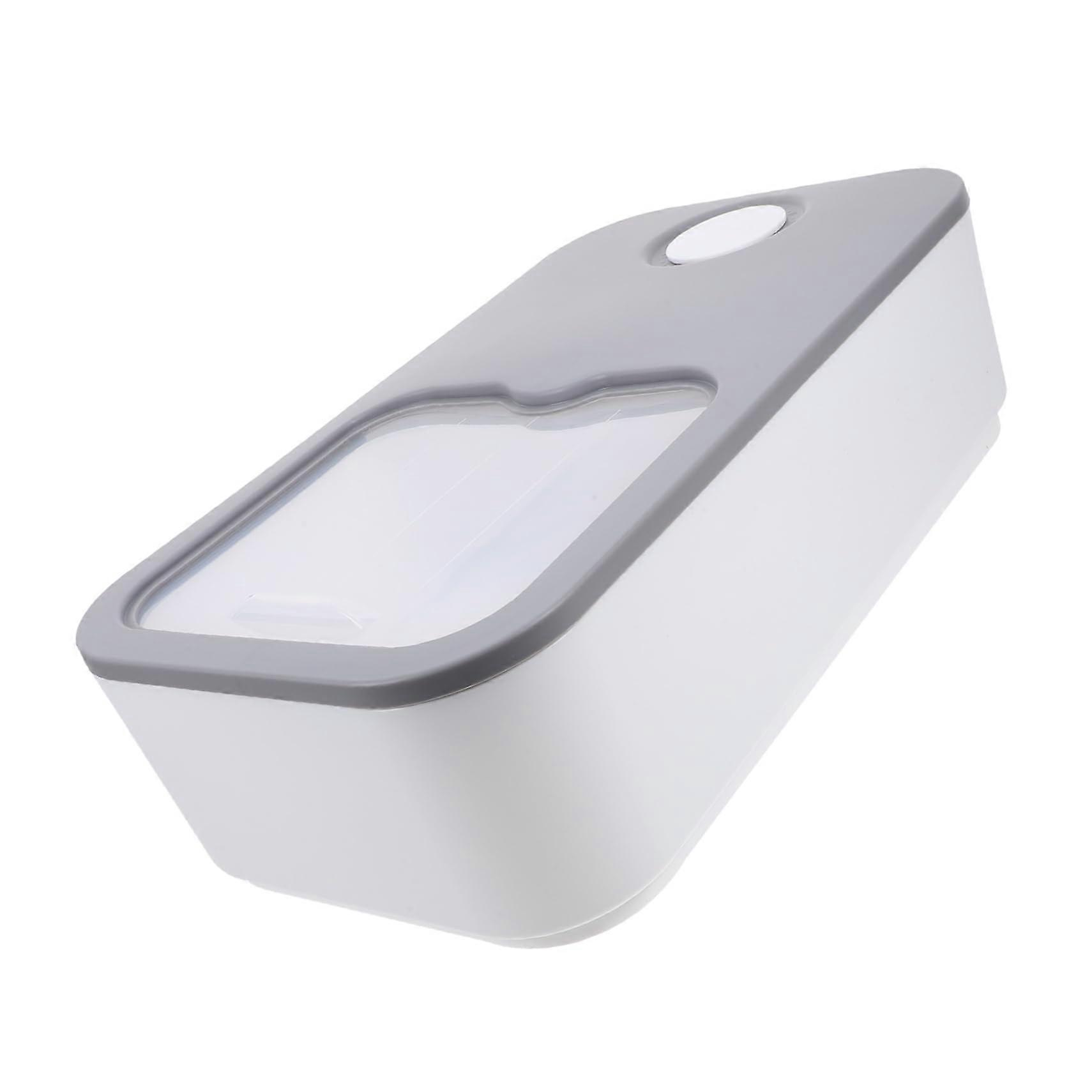 Airtight Rice Storage Container with Clear Window Large Capacity Grain Dispenser for Kitchen