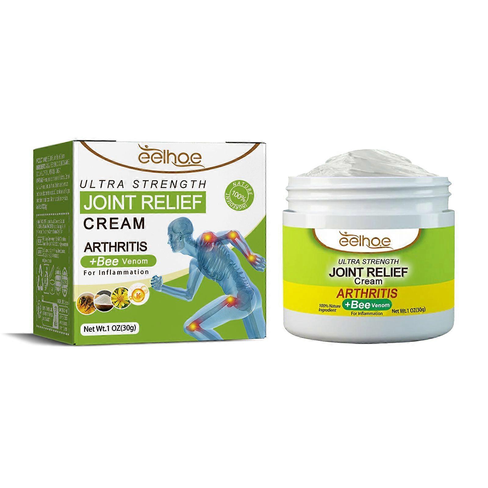 Joint Care Cream Gently Protects The Body. Massage The Joints And Knees. Apply The Care Cream Externally
