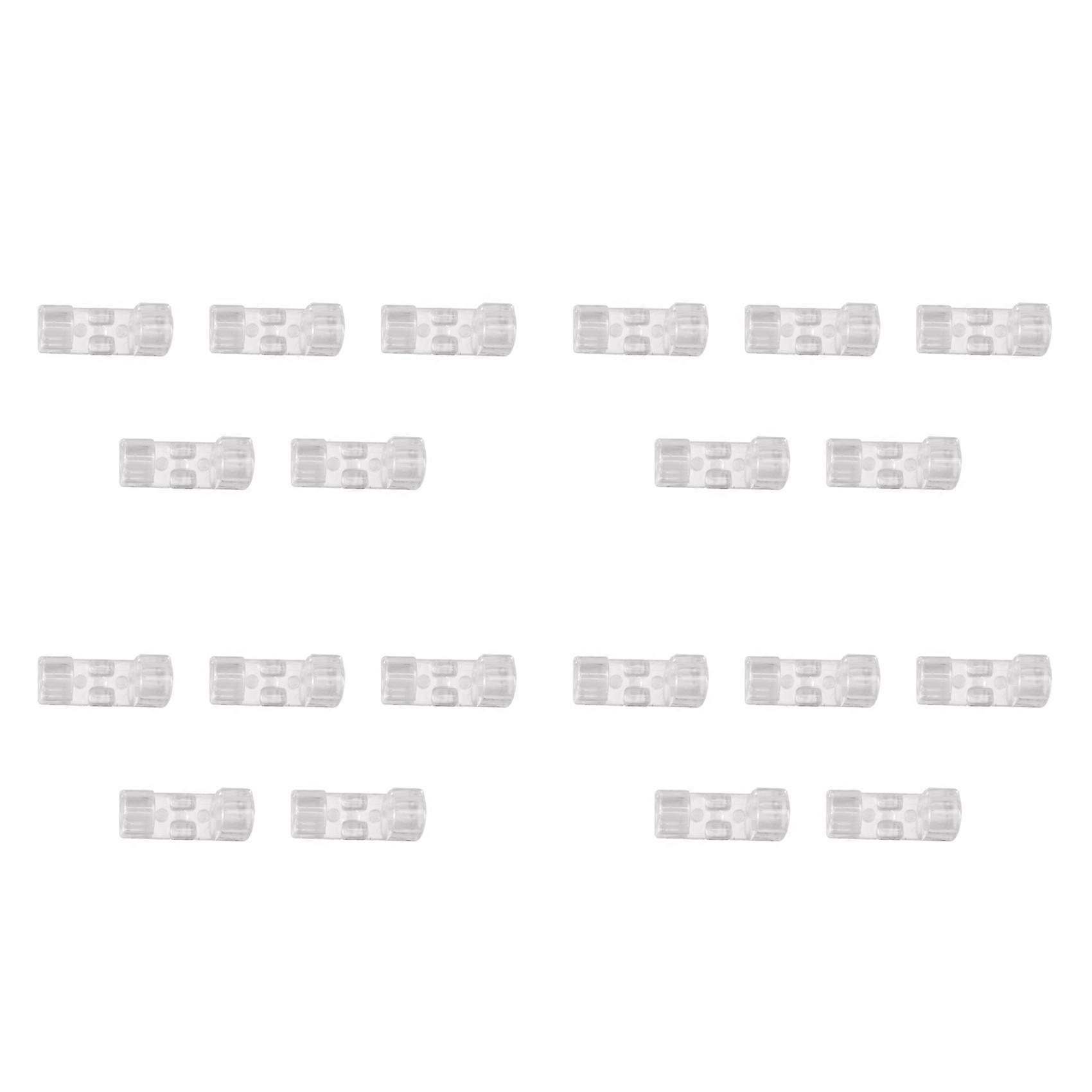 Lot de 20 pinces de fixation de câbles USB