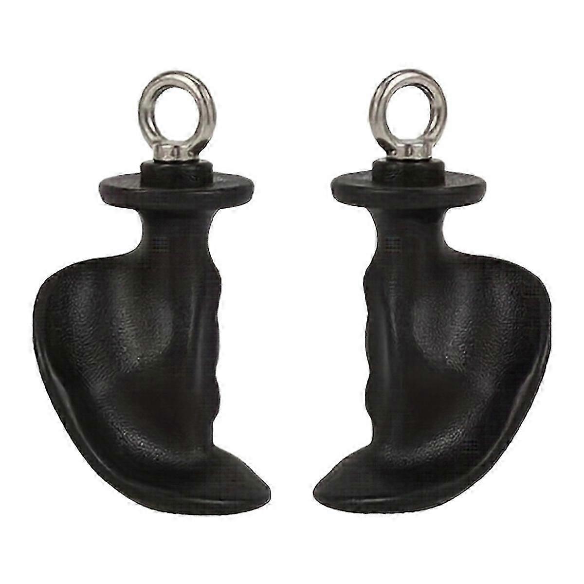 Fitness Lat Pull Down Bar PP Material Single Ring Pulley Cable Machine Attachments Gym Handle Wrist