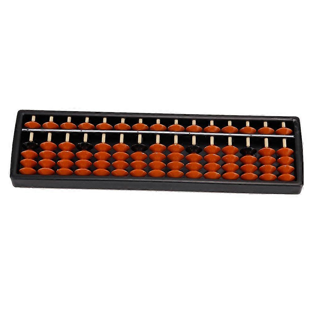 15Digit Soroban Abacus for Math Learning with Smooth Bead Movement and Durable Classroom Use