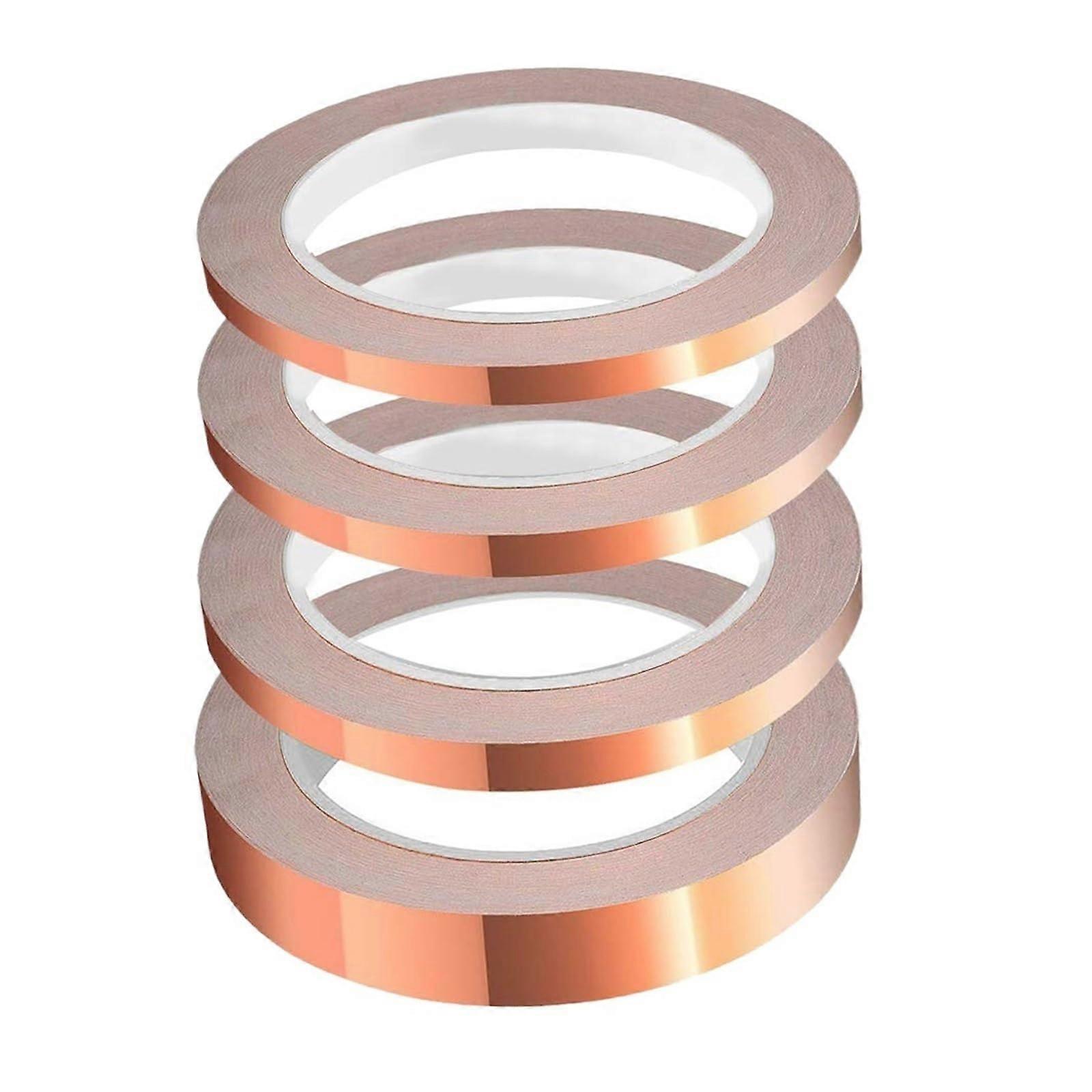 Copper Foil Tape 3mm Single Side Conductive Heat Resistant Shielding for Precision Electronics Assembly