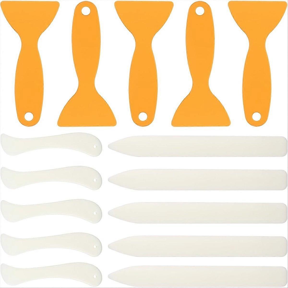 15 Pcs Bone Folder Tools for Paper-Leathercrafts Bookbinding