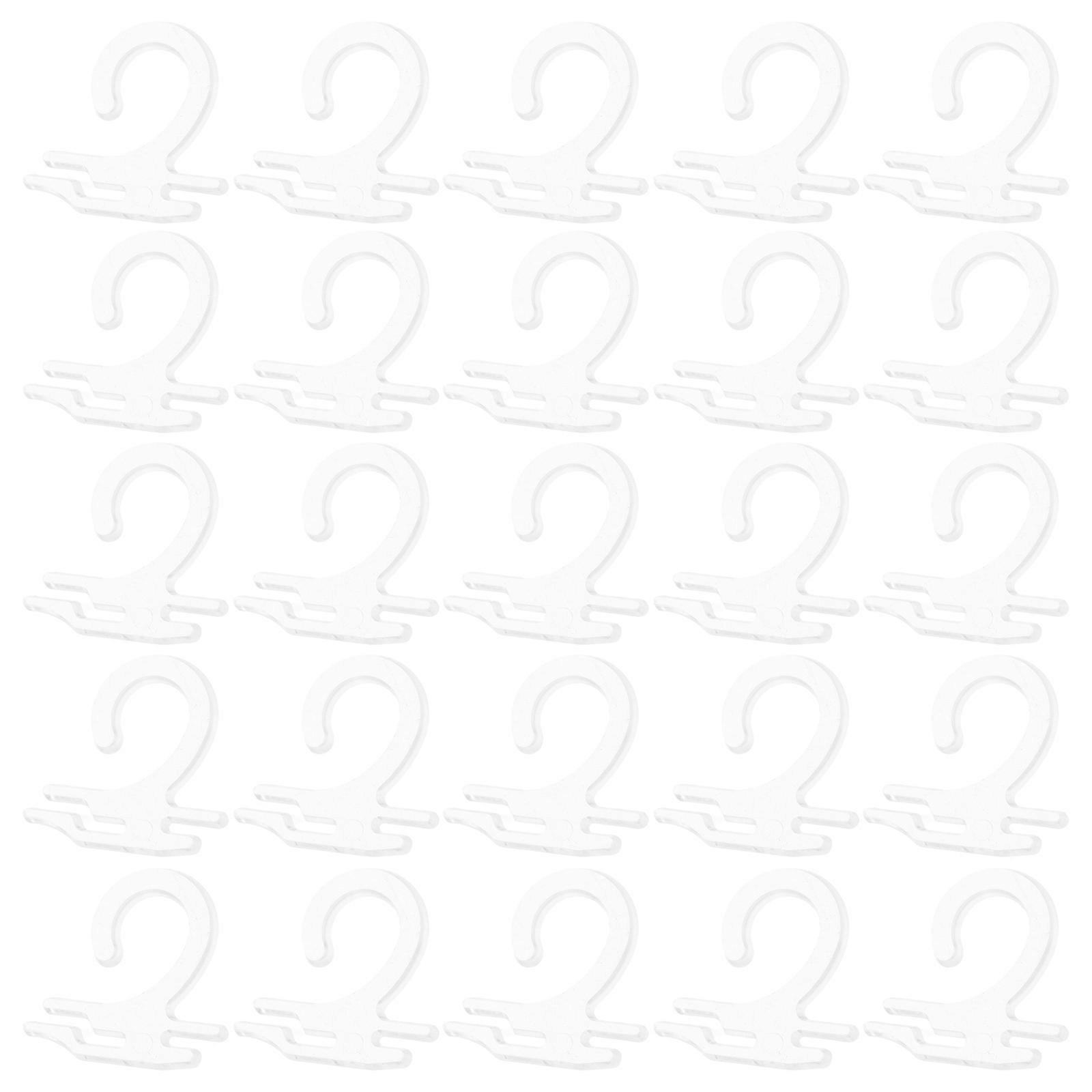 Sock Hanger Plastic Hooks for Retail Display 900Pcs Transparent Set