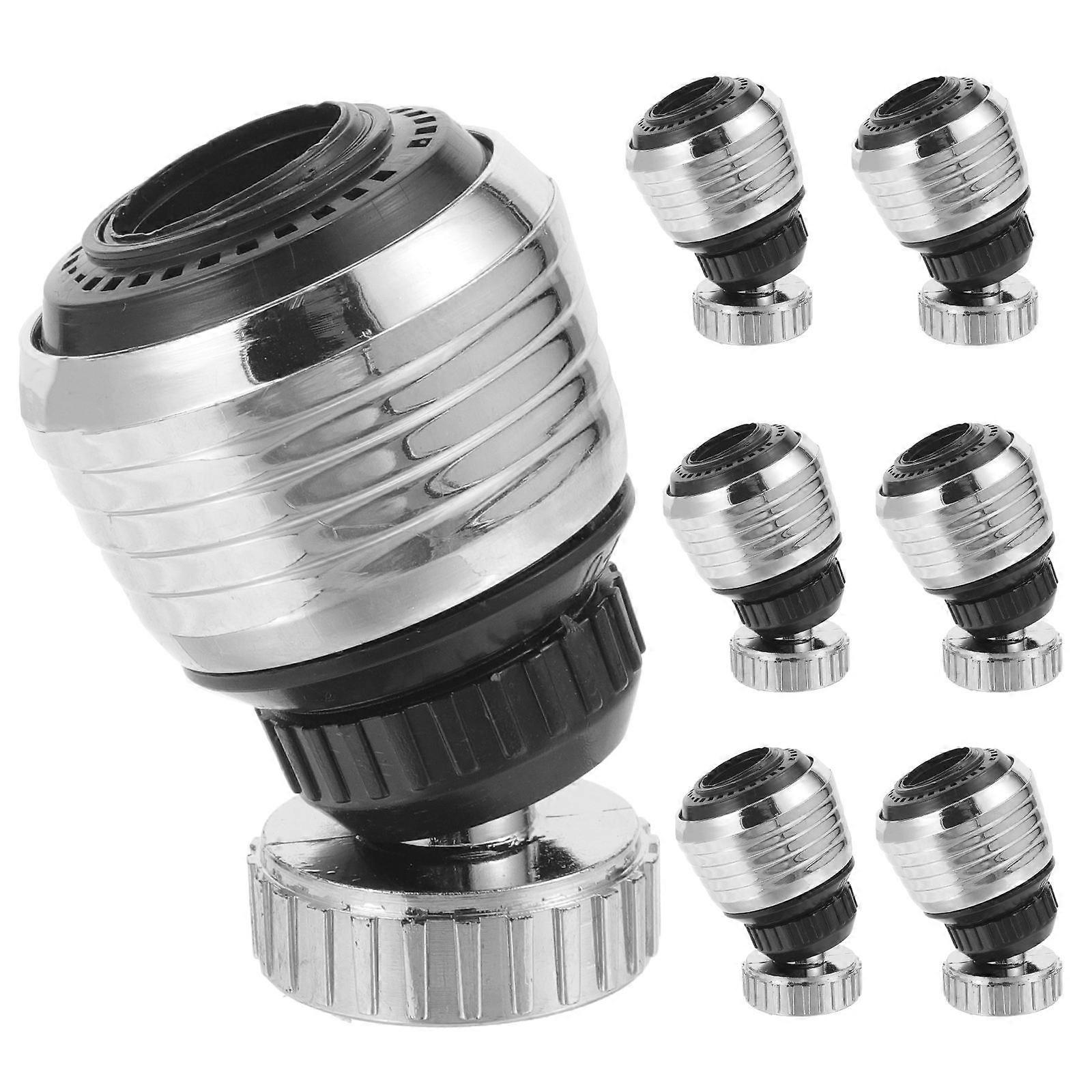 Kitchen Tap Attachment Faucet Filter Nozzle Cold And Hot Water Control 8Pack Silver