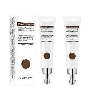 AntiAging Eye Cream 2pcs Silk Protein AntiWrinkle Firming for Dark Circles Puffiness Wrinkles 20g