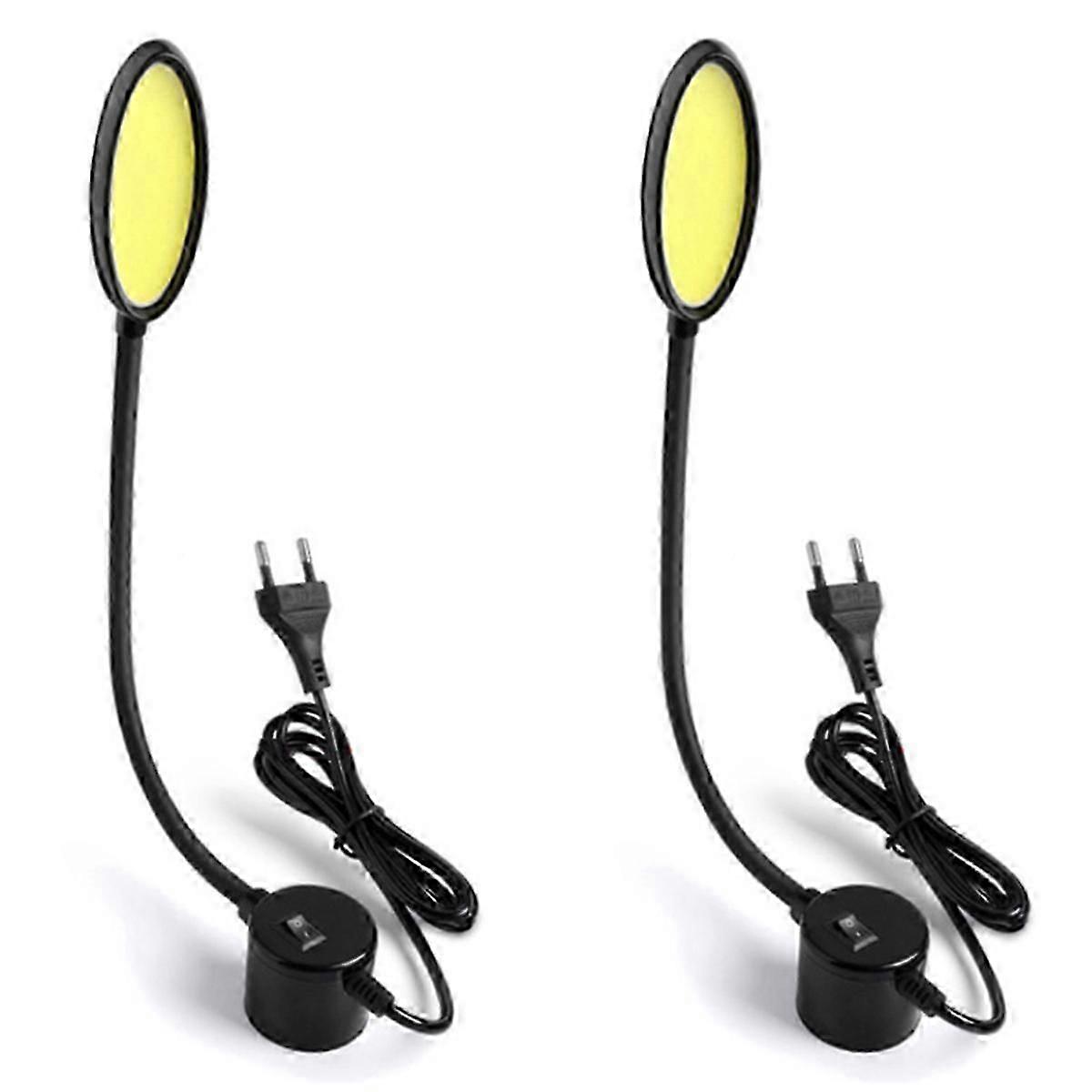 8W 220V COB LED Sewing Machine Light with Base for Lathes EU PLUG