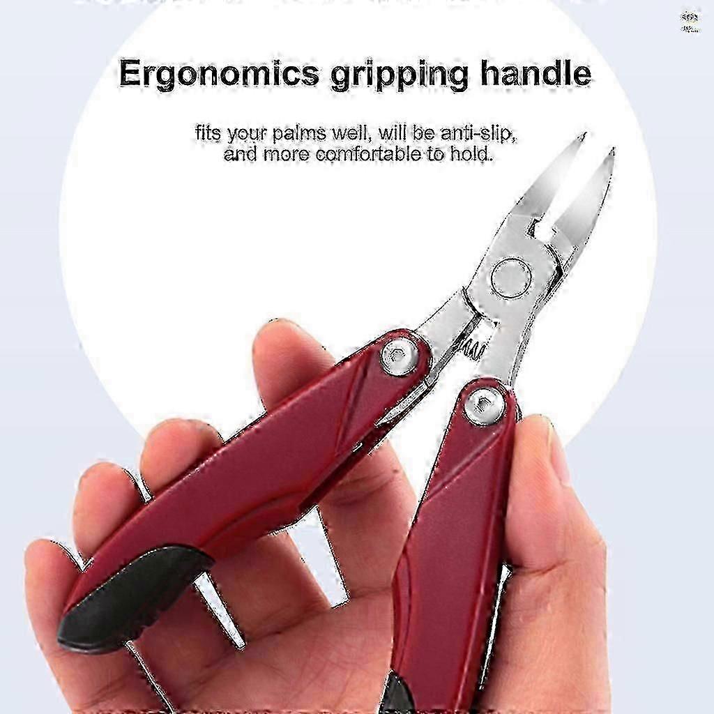 Coupe-ongles pliable-Rouge