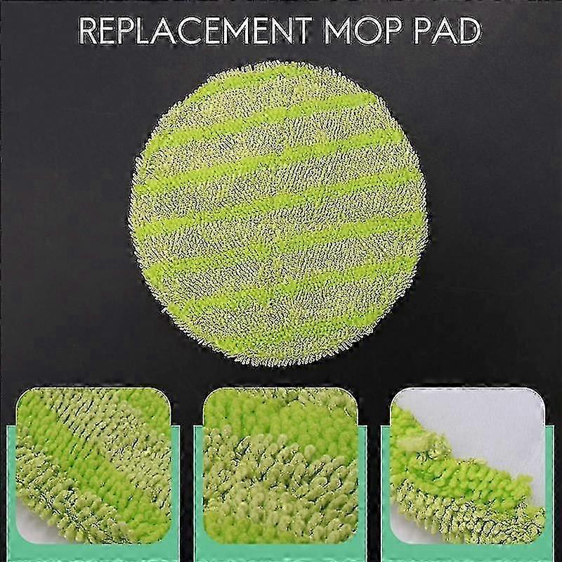 10-Pack Replacement Scrubber Pads for Cordless Electric Mop Cleaner Accessory