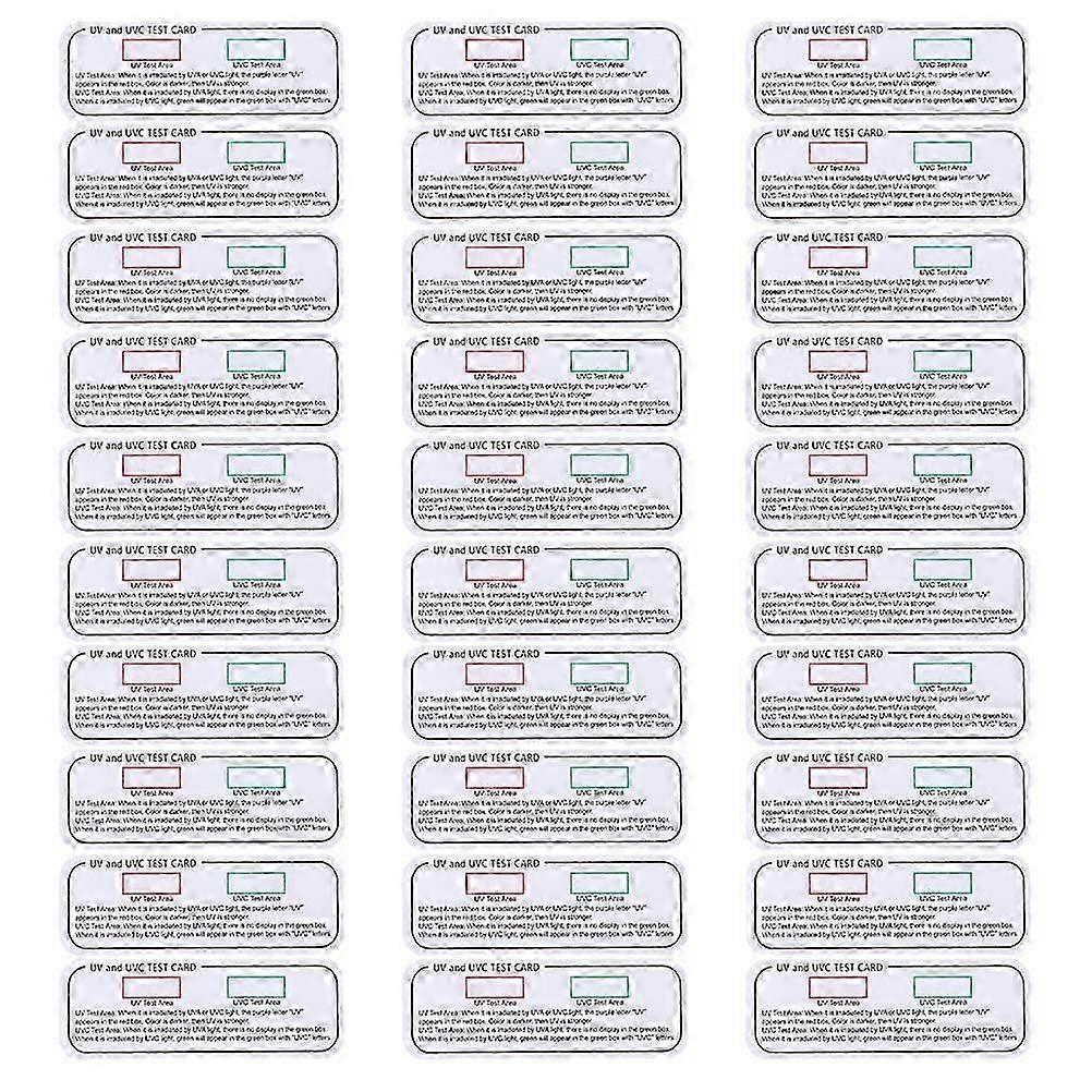 UVC Testing Strips for Disinfection Cabinet Testing Indoor Light Identifiers