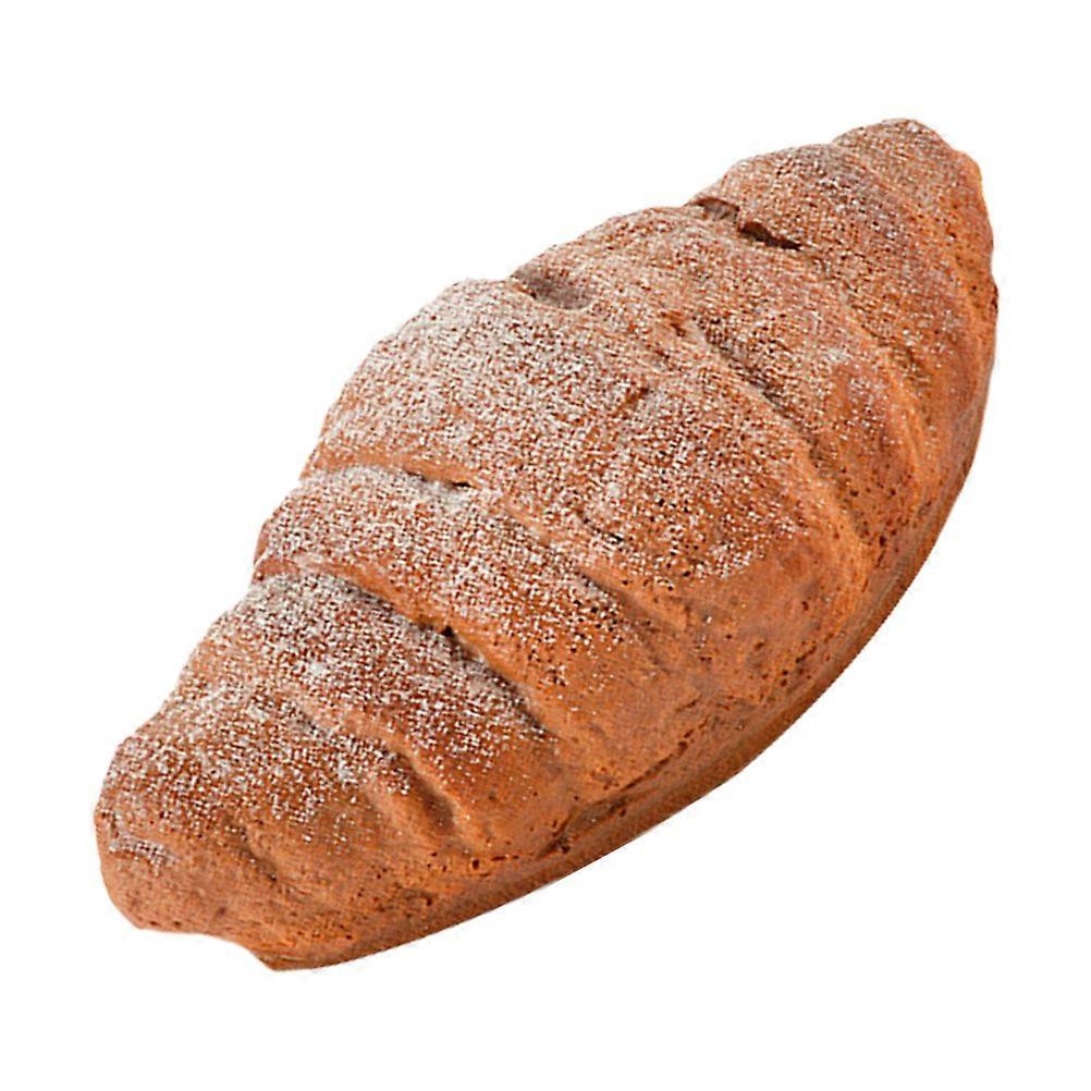 Simulated Bread Model Croissant for Decor Coffee Realistic PU