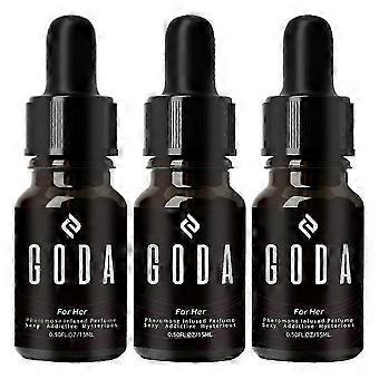 3 X GODA For Her Pheromone Perfume for Women Long-Lasting with Jasmine and Rose 2025 New