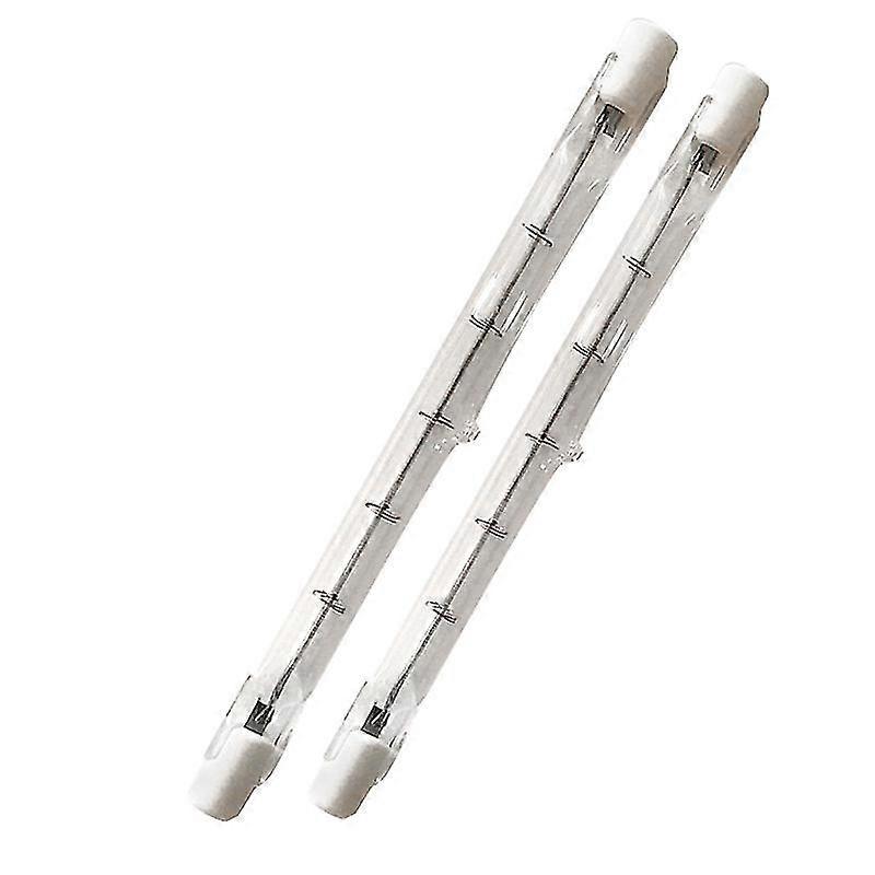 2-Pack Dimmable R7s Halogen Bulbs, 300W Linear Floodlight, 118mm Security Lighting Solution