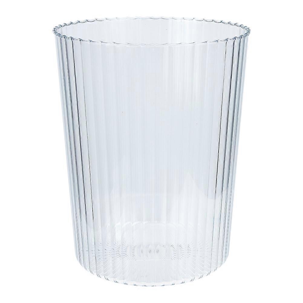 Clear Trash Can Multi-Function Storage Use Thickened No Lid Trash Can