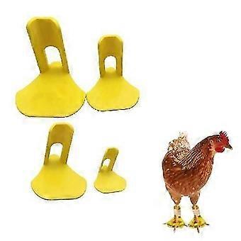 4-Sizes Chicken & Duck Leg Splint Set - Hobble Splint for Broken Feet, Curled Toes & Bumblefoot Treatment