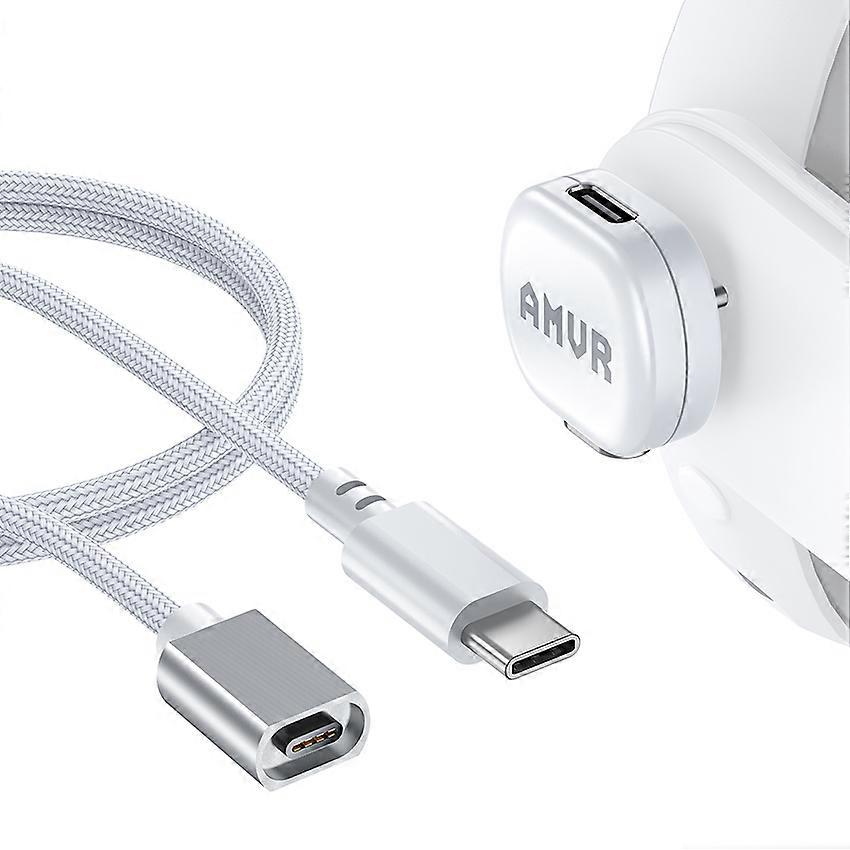AMVR Magnetic Charging Cable Set for Meta Quest 3 / 3S / Pro VR Headset