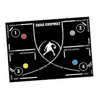Tapete de Treinamento de Drible de Basquete Antiderrapante com Absorção de Impacto para Controle de Bola, Multicolorido, para Jovens