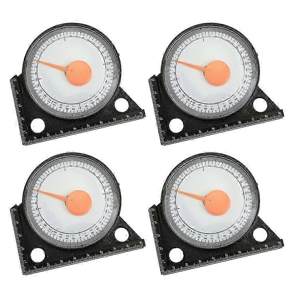 Multifunctional Plastic Angle Meter, Slope Meter, Angle Meter, Pointer Type Horizontal Angle Meter with Scale JH4