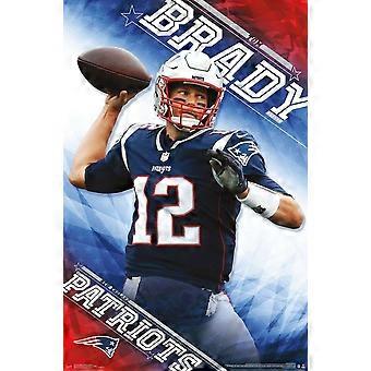 Tom Brady PATRIOT PERFECTION New England Patriots NFL Football WANDPuzzel Stijl 317