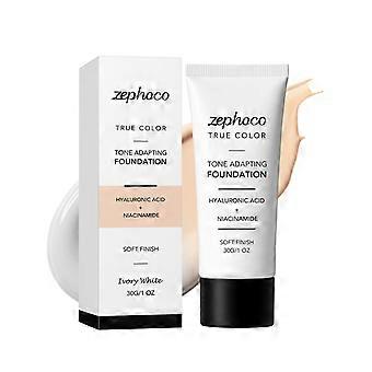 Lightweight Foundation Cream, Waterproof & Long-Lasting, 30g