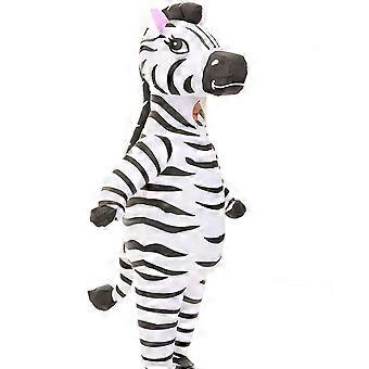 Staande zebra's opblaasbare cosplaykleding grappig lichtgewicht cosplaykostuum voor dames en heren volwassenen-nbh