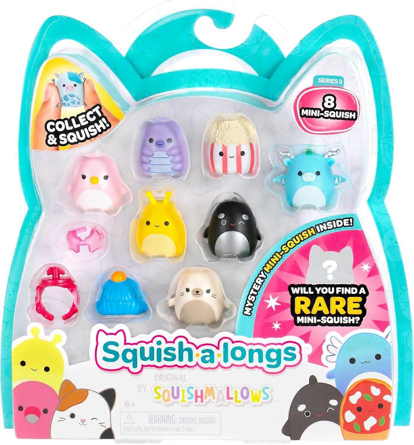 SquishAlong 8 Pack (STYLE 3) (W3) Toy