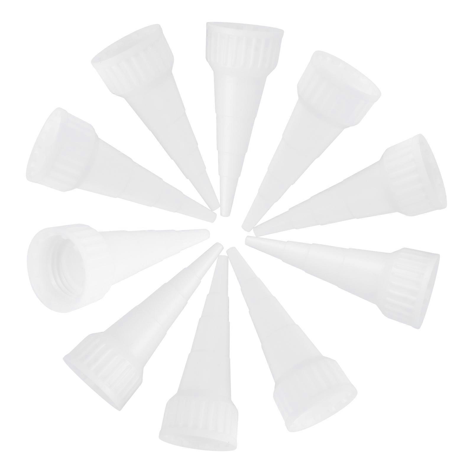 10Pcs Replacement Nozzle Tip Applicator For E6000 100ML Glue Fits (Sharp Nozzle)