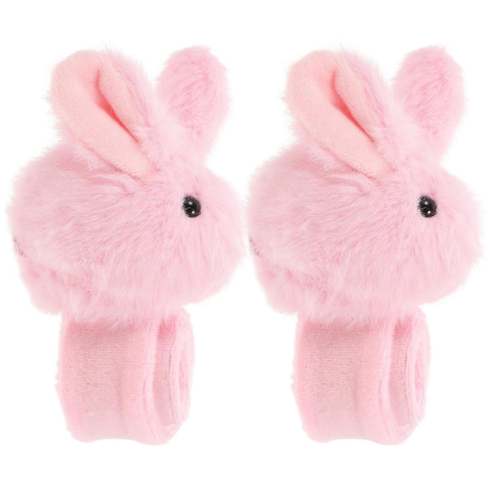Animal Slap Bracelet Rabbit Shape Designed for Playing 2Pcs Set
