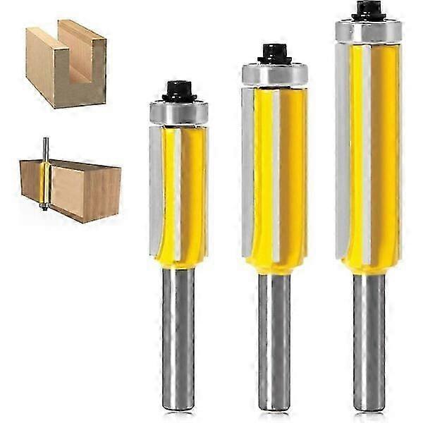 4-edge shank profiling milling cutter, 3 different specifications, Teflon coating for precise cutting