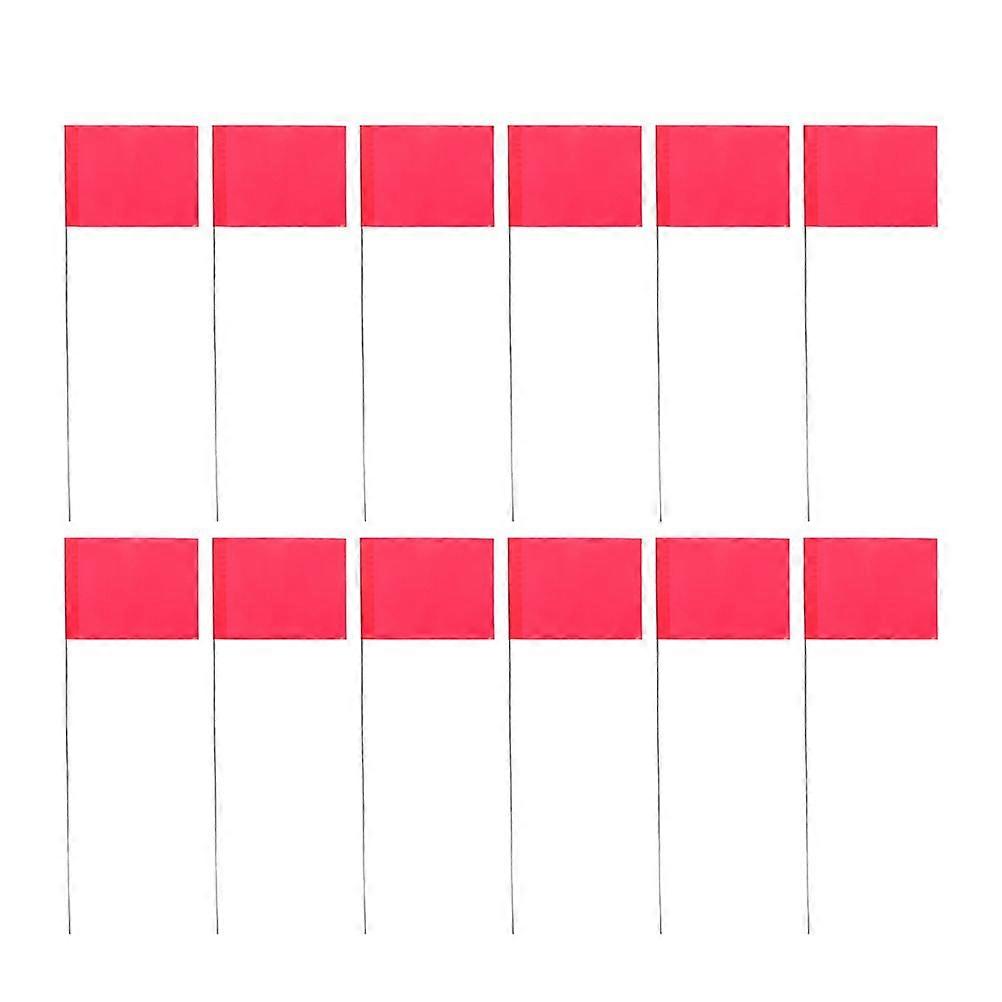 50pcs Marking Flags Garden Triangular Flags Irrigation Flags for Landscaping Marker Flags