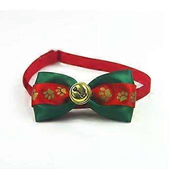 Christmas Bow Tie Collar Adjustable Neck Strap for Pets