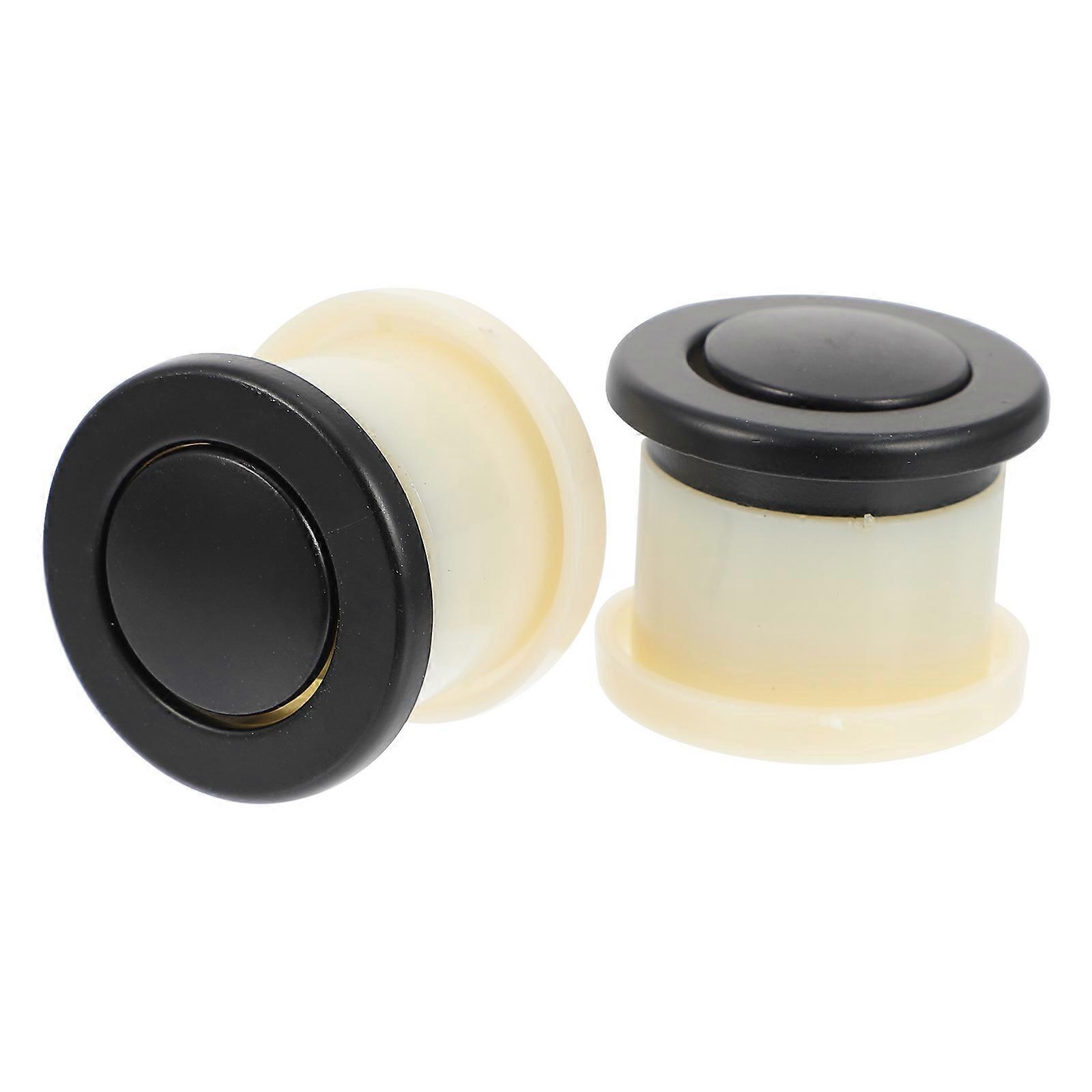 2pcs Retractable Spring Knobs Embedded Furniture Spring Knobs Zinc Alloy Knobs