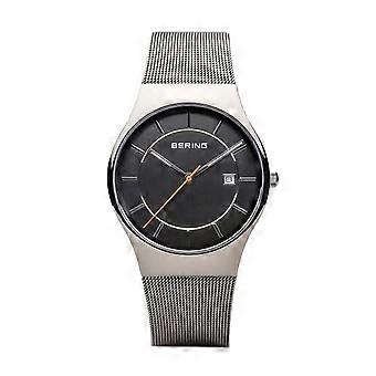 Bering Men's Watch Wristwatch Classic - 11938-007 Mesh Band