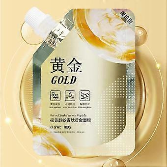 Guldmaske, Huasurv peptidguldmaske, foryngende afskalningsmaske, naturlig guld anti-aging ansigtsmaske, opstrammende ansigtsmaske, fugtgivende