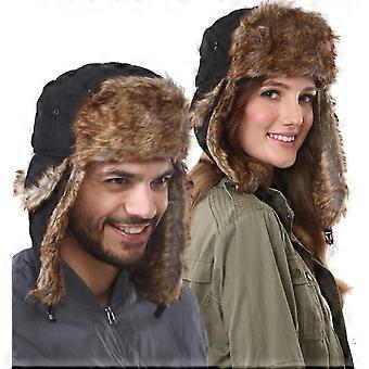 Wintermuts voor mannen en vrouwen - Wintermuts met oorklappen, muts, bombermuts voor heren, Russische muts