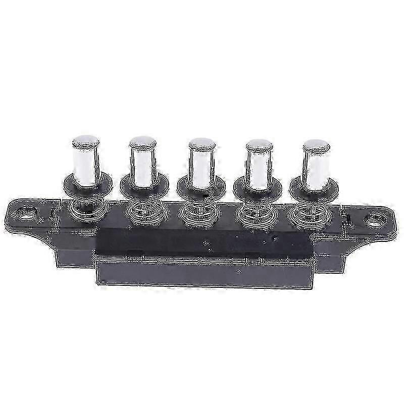 Five-position Plug-in Button Switch For Range Hood Five-position Silver Switch Shytmv 26-27