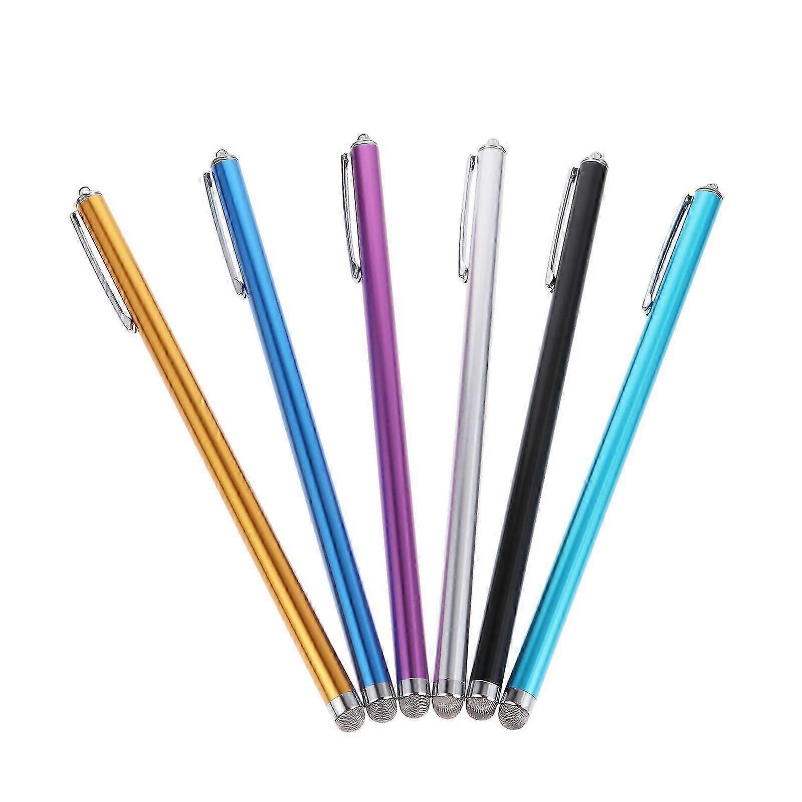 6Pcs Universal Sensitivity Capacitive Stylus Pens for Touch Screen Devices
