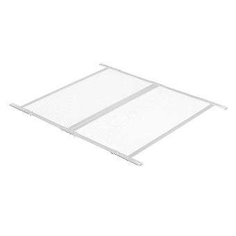 Protetor de porta de tela para RV, grade de porta de 800x723,9 mm, protetor de entrada de trailer/motorhome em liga de alumínio para proteção de animais de estimação, branco